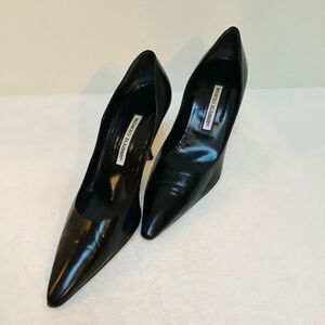 MANOLO BLAHNIK BB SIZE 8 Pumps Napa Leather